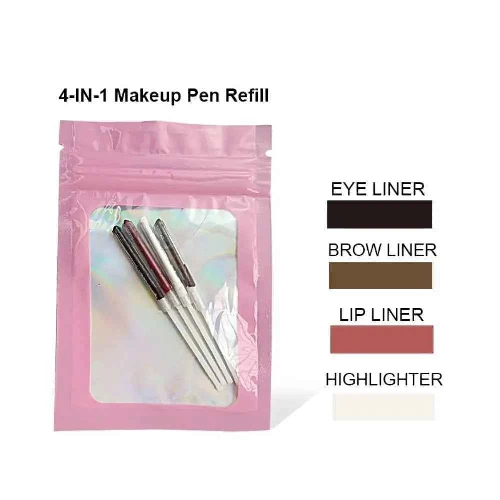 Eyeliner 4 in 1 Multifunzione - Impermeabile e Lunga Durata