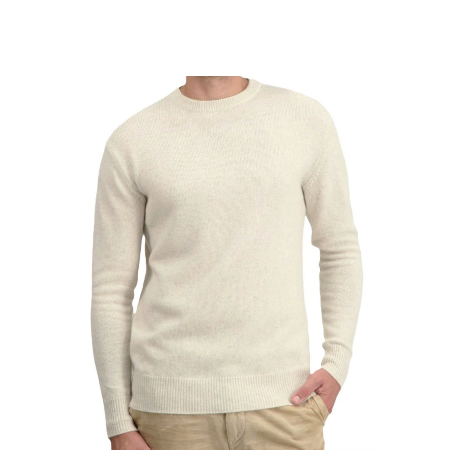 Maglia Uomo Girocollo Cashmere Rigenerato - BeautyCenter