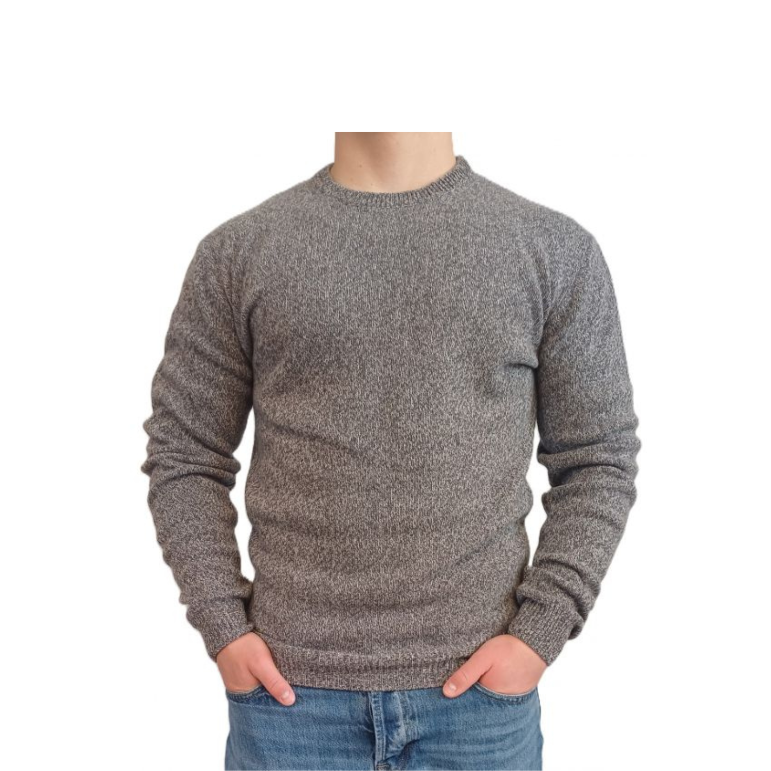 Maglia Uomo Girocollo Cashmere Rigenerato - BeautyCenter